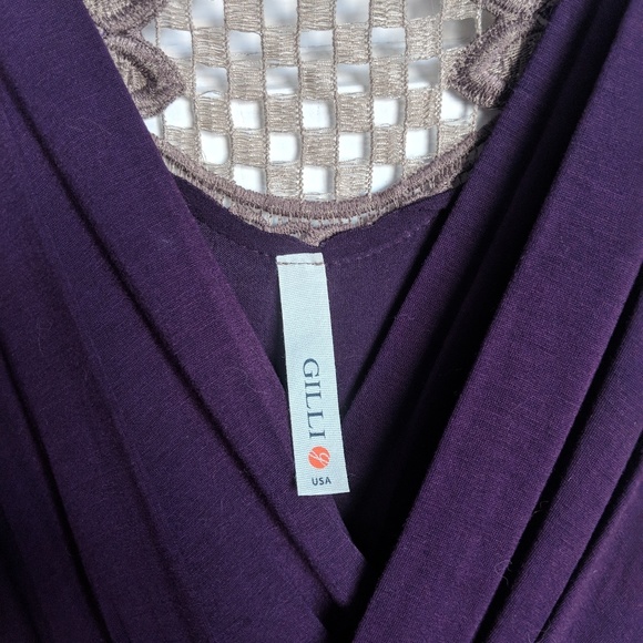 Maxi Eggplant Dress by Gilli - Picture 7 of 7